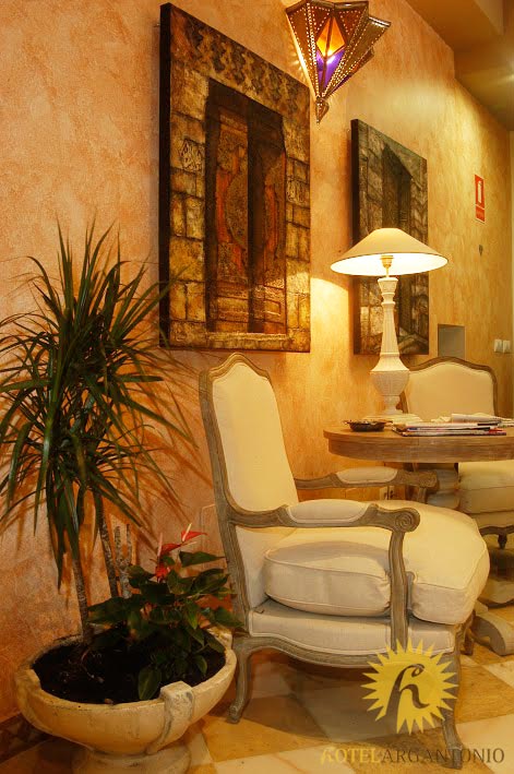 Armchairs in the Hall - Hotel Argantonio in Cadiz